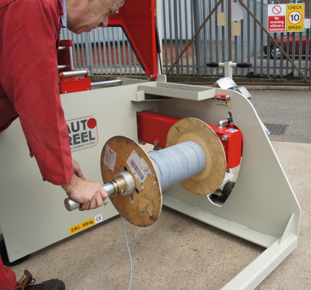 CW – Shaft Loading Winders – Autoreel Ltd – Cable Winding Systems