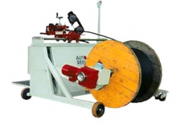 Autoreel's CW series of cable winding machines comprises rugged, heavy duty units designed to facilitate the handling of electrical cable, wire rope, flexible hose and many other reel-stored materials.